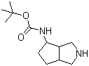 structure of CAS# 185693-12-3, (Octahydrocyclopenta[c]pyrrol-4-yl)carbamic acid tert-butyl ester