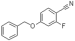 structure of CAS# 185836-35-5, 2-氟-4-苄氧基苯甲腈