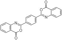structure of CAS# 18600-59-4, 2,2'-Benzene-1,4-diylbis(4H-3,1-benzoxazin-4-one)
