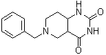 structure of CAS# 1860793-92-5, 六氢-6-(苯基甲基)-吡啶并[4,3-d]嘧啶-2,4(1H,3H)-二酮