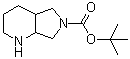 structure of CAS# 186203-81-6, Octahydro-6H-pyrrolo[3,4-b]pyridine-6-carboxylic acid 1,1-dimethylethyl ester