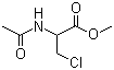structure of CAS# 18635-38-6, Methyl 2-acetylamino-3-chloropropionate