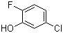 structure of CAS# 186589-76-4, 5-氯-2-氟苯酚