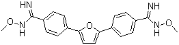 CAS # 186953-56-0, Pafuramidine, 4,4'-(2,5-Furandiyl)bis[N-methoxybenzenecarboximidamide]