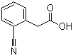 structure of CAS# 18698-99-2, 2-Cyanobenzeneacetic acid