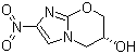 structure of CAS# 187235-13-8, (R)-2-Nitro-6,7-dihydro-5H-imidazo[2,1-b][1,3]oxazin-6-ol