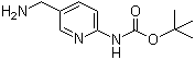 2-(Boc-amino)-5-(aminomethyl)pyridine molecular structure (CAS 187237-37-2)