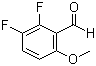structure of CAS# 187543-87-9, 2,3-Difluoro-6-methoxybenzaldehyde