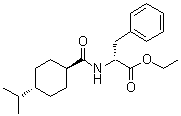 CAS # 187728-85-4, Nateglinide ethyl ester, N-[[trans-4-(1-Methylethyl)cyclohexyl]carbonyl]-D-phenylalanine ethyl ester