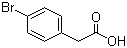 4-Bromophenylacetic acid molecular structure (CAS 1878-68-8)