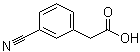 CAS # 1878-71-3, 3-Cyanobenzeneacetic acid, (m-Cyanophenyl)acetic acid, 2-(3-Cyanophenyl)acetic acid