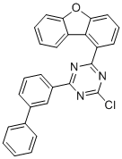 structure of CAS# 1883265-36-8, 2-([1,1'-联苯]-3-基)-4-氯-6-(二苯并[b,d]呋喃-1-基)-1,3,5-三嗪