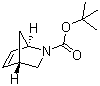 structure of CAS# 188345-71-3, tert-Butyl 2-azabicyclo[2.2.1]hept-5-ene-2-carboxylate
