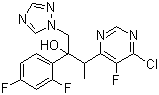 CAS # 188416-35-5, (2R,3S/2S,3R)-3-(4-Chloro-5-fluoro-6-pyrimidinyl)-2-(2,4-difluorophenyl)butan-2-ol