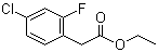 structure of CAS# 188424-98-8, Ethyl 4-chloro-2-fluorobenzeneacetate