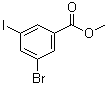 structure of CAS# 188813-07-2, 3-溴-5-碘苯甲酸甲酯