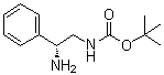 structure of CAS# 188875-37-8, ((2R)-2-氨基-2-苯基乙基)氨基甲酸叔丁酯