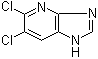 structure of CAS# 189102-97-4, 5,6-二氯-3H-咪唑并[4,5-b]吡啶