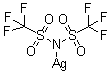 structure of CAS# 189114-61-2, 双(三氟甲磺酰)亚胺银盐