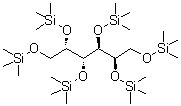 structure of CAS# 18919-39-6, 六-O-(三甲基硅烷基)半乳糖醇
