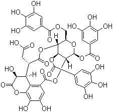 structure of CAS# 18942-26-2, 诃子林鞣酸