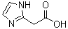 structure of CAS# 189502-92-9, 1H-Imidazole-2-acetic acid