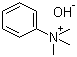 Trimethylphenylammonium hydroxide molecular structure (CAS 1899-02-1)