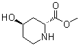 CAS # 189952-45-2, trans-4-Hydroxy-2-piperidinecarboxylic acid methyl ester, (2R,4R)-rel-4-Hydroxy-2-piperidinecarboxylic acid methyl ester