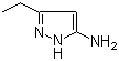 structure of CAS# 1904-24-1, 3-Ethyl-1H-pyrazol-5-amine
