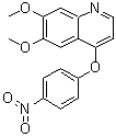 CAS # 190728-24-6, 6,7-Dimethoxy-4-(4-nitrophenoxy)quinoline