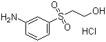 structure of CAS# 19076-03-0, 2-(3-氨基苯磺酰基)乙醇盐酸盐