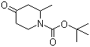 structure of CAS# 190906-92-4, 1-叔丁氧羰基-2-甲基哌啶-4-酮