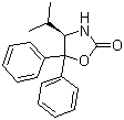 structure of CAS# 191090-32-1, (R)-(+)-4-Isopropyl-5,5-diphenyl-2-oxazolidinone