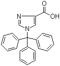 structure of CAS# 191103-80-7, 1-Trityl-1H-imidazole-4-carboxylic acid
