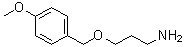 structure of CAS# 191165-22-7, 3-[(4-Methoxyphenyl)methoxy]-1-propanamine