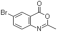 structure of CAS# 19165-25-4, 6-溴-2-甲基-4H-3,1-苯并恶嗪-4-酮
