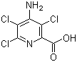 structure of CAS# 1918-02-1, 4-氨基-3,5,6-三氯吡啶羧酸