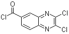 CAS # 1919-43-3, 2,3-Dichloroquinoxaline-6-carbonyl chloride, 2,3-Dichloroquinoxaline-6-carboxylic acid chloride