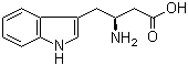 structure of CAS# 192003-01-3, (S)-beta-Amino-1H-indole-3-butanoic acid