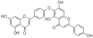 structure of CAS# 19202-36-9, 扁柏双黄酮