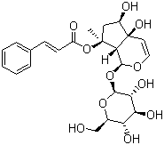 CAS # 19210-12-9, Harpagoside, [(1S,4aS,5R,7S,7aS)-4a,5-Dihydroxy-7-methyl-1-[(2S,3R,4S,5S,6R)-3,4,5-trihydroxy-6-(hydroxymethyl)oxan-2-yl]oxy-1,5,6,7a-tetrahydrocyclopenta[c]pyran-7-yl] (E)-3-phenylprop-2-enoate