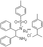 structure of CAS# 192139-90-5, (S,S)-N-(对甲苯磺酰)-1,2-二苯乙烷二胺(对异丙基甲苯)氯化钌