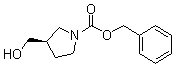 structure of CAS# 192214-05-4, (R)-3-(羟甲基)-1-吡咯烷羧酸苄酯