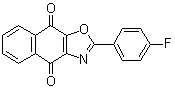 structure of CAS# 192718-06-2, 2-(4-氟苯基)萘并[2,3-d]恶唑-4,9-二酮