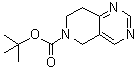 structure of CAS# 192869-49-1, 7,8-二氢吡啶并[4,3-d]嘧啶-6(5H)-羧酸叔丁酯