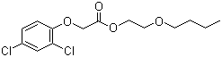 structure of CAS# 1929-73-3, 2,4-二氯苯氧乙酸丁氧基乙基酯