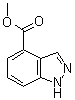 structure of CAS# 192945-49-6, 1H-吲唑-4-羧酸甲酯