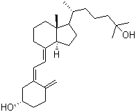 structure of CAS# 19356-17-3, 骨化二醇