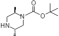 structure of CAS# 194032-41-2, (2R,5S)-2,5-二甲基哌嗪-1-羧酸叔丁基酯