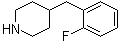 CAS # 194288-97-6, 4-(2-Fluorobenzyl)piperidine